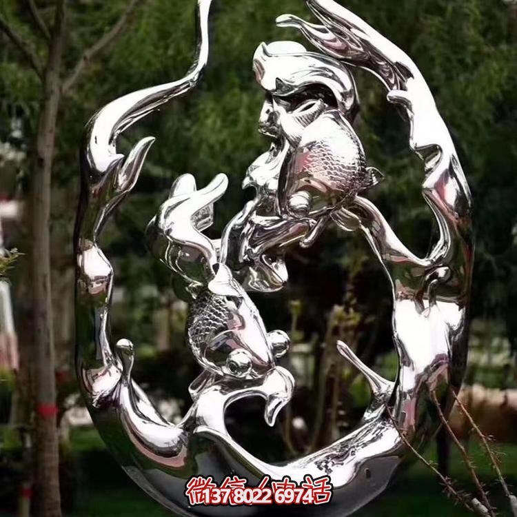 不銹鋼雕塑，為景觀廣場和園林增添抽象藝術(shù)