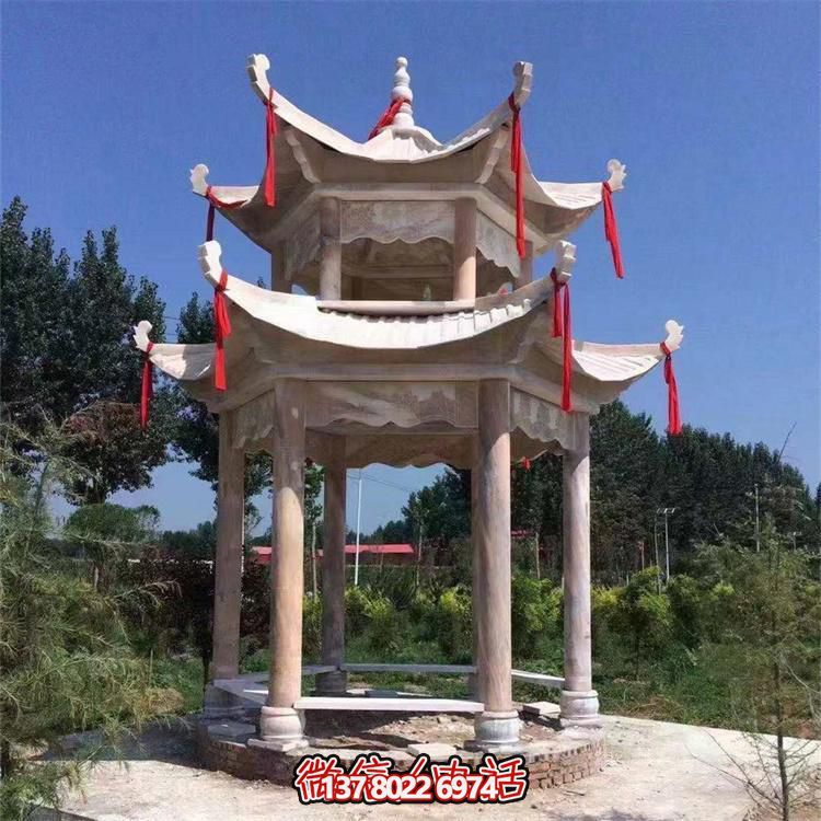 古典式園林雕塑，打造涼亭小區(qū)尊貴裝點