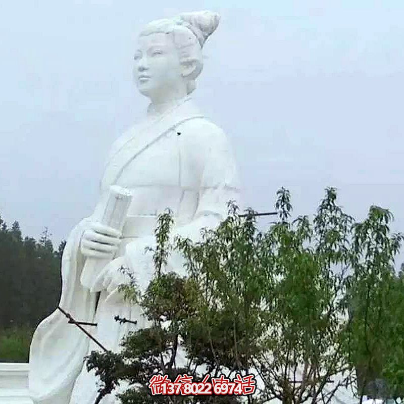 景區(qū)園林大型春秋四大美女息夫人漢白玉雕像
